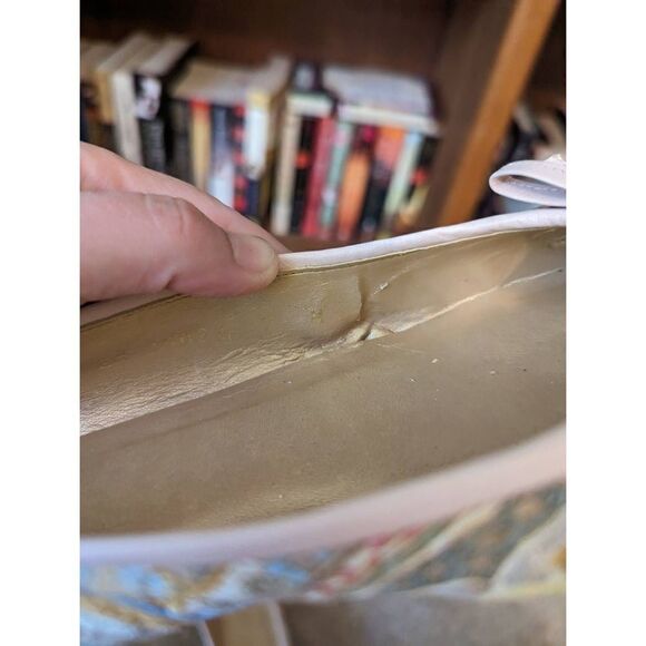 Stuart weitzman paisley pastel flats sz 7 euc - Picture 6 of 6